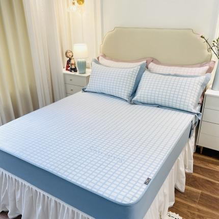 91家纺网 家纺一手货源 找家纺 （总）本希家居 2021新款高端可水洗冰丝席提花床笠款