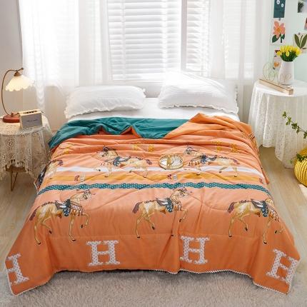 小燕燕家纺 2021新款夏被 美丽神话-橙