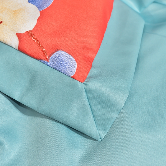 91家纺网 家纺一手货源 找家纺 （总）梦柏2021新款水洗天丝夏被四件套