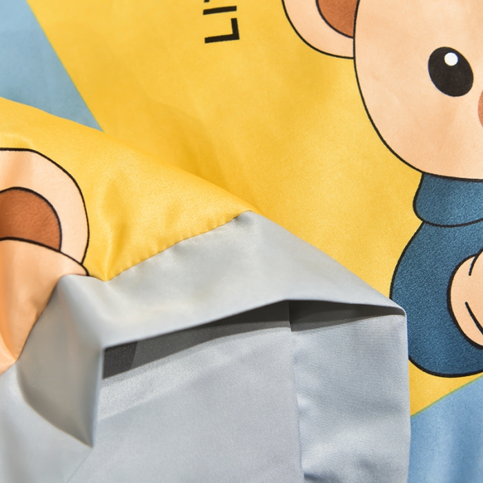 91家纺网 家纺一手货源 找家纺 梦柏2021新款水洗天丝夏被四件套 乖乖熊