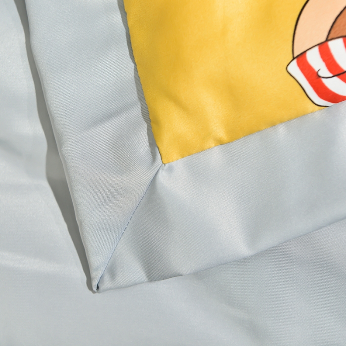 91家纺网 家纺一手货源 找家纺 梦柏2021新款水洗天丝夏被四件套 乖乖熊