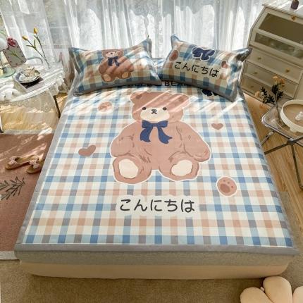 91家纺网 家纺一手货源 找家纺 （总 ）慕尚 2025新款卡通宽边大版冰丝席