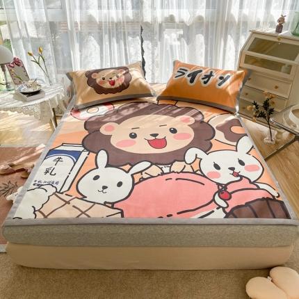 91家纺网 家纺一手货源 找家纺 （总 ）慕尚 2025新款卡通宽边大版冰丝席