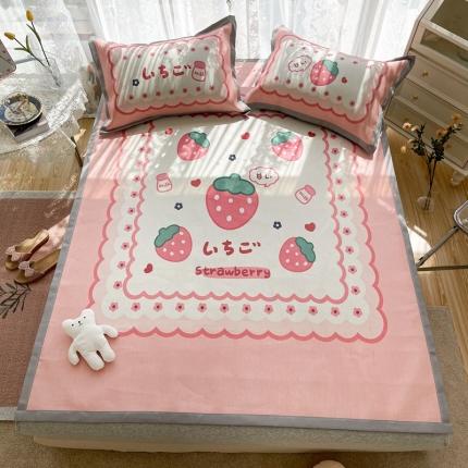 91家纺网 家纺一手货源 找家纺 （总 ）慕尚 2025新款卡通宽边大版冰丝席