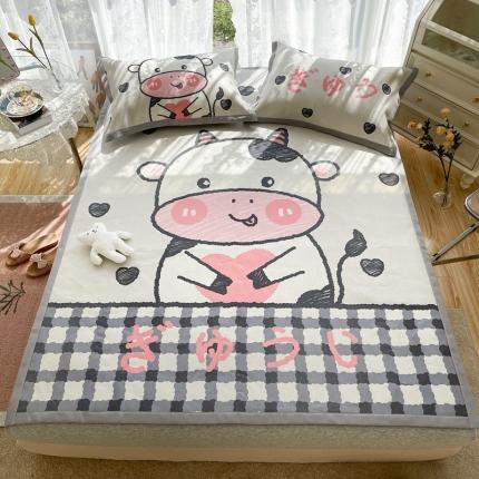 91家纺网 家纺一手货源 找家纺 （总 ）慕尚 2025新款卡通宽边大版冰丝席