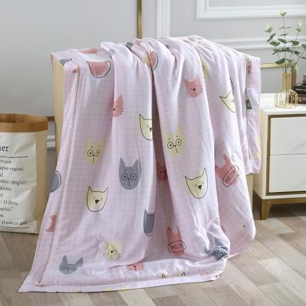 91家纺网 家纺一手货源 找家纺 （总）娇逸 2021新款40天丝莫代尔镂空款夏凉被