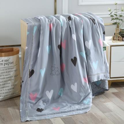 91家纺网 家纺一手货源 找家纺 （总）娇逸 2021新款40天丝莫代尔镂空款夏凉被