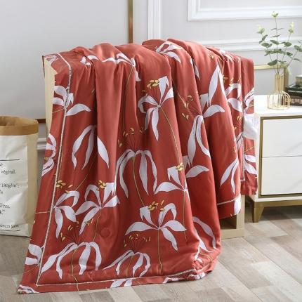 91家纺网 家纺一手货源 找家纺 （总）娇逸 2021新款40天丝莫代尔镂空款夏凉被