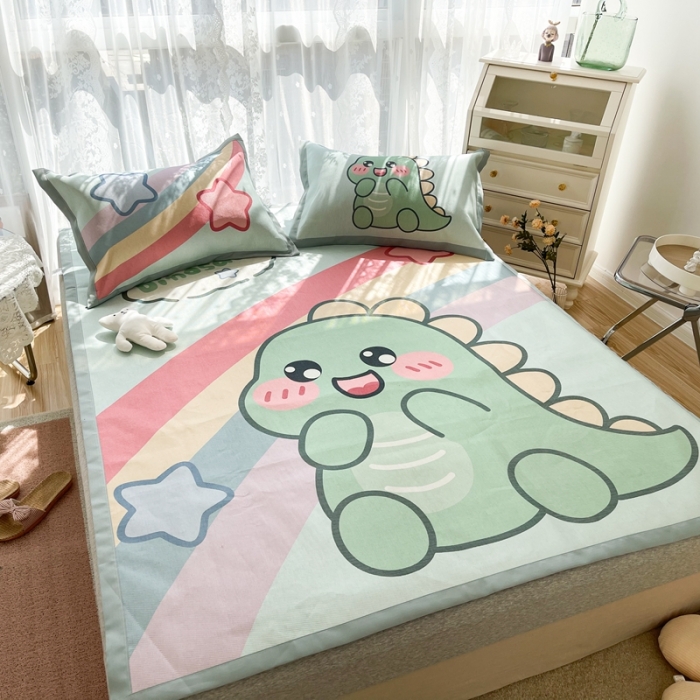 91家纺网 家纺一手货源 找家纺 （总 ）慕尚 2025新款卡通宽边大版冰丝席