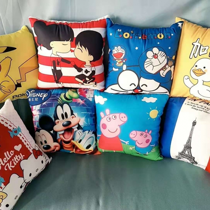 91家纺网 家纺一手货源 找家纺 （总）新丽佳 网销卡通赠品抱枕 靠枕 垫枕芯定制花型联系商家