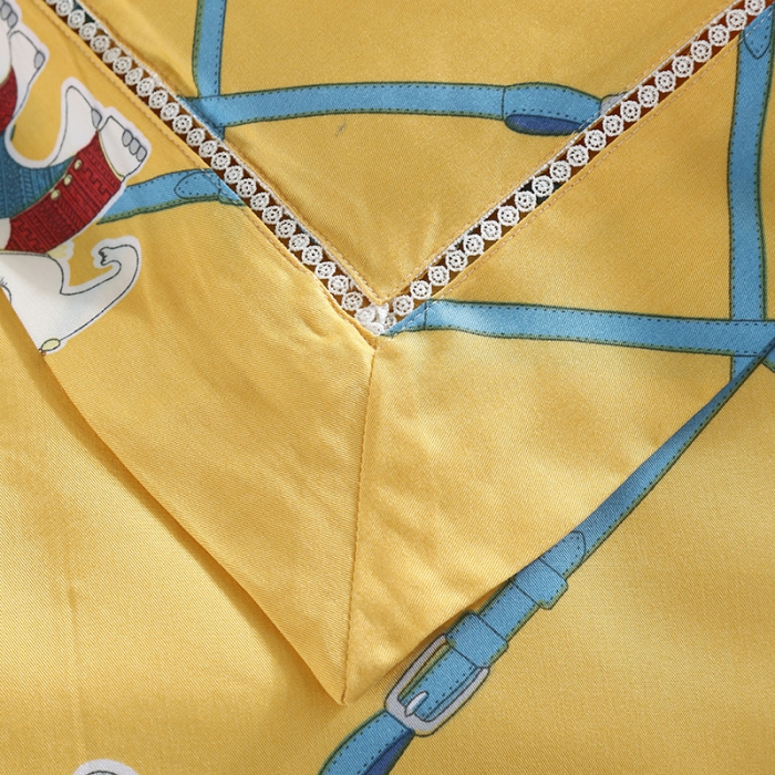 91家纺网 家纺一手货源 找家纺 娇逸 2021新款40天丝莫代尔镂空款夏凉被 大象黄