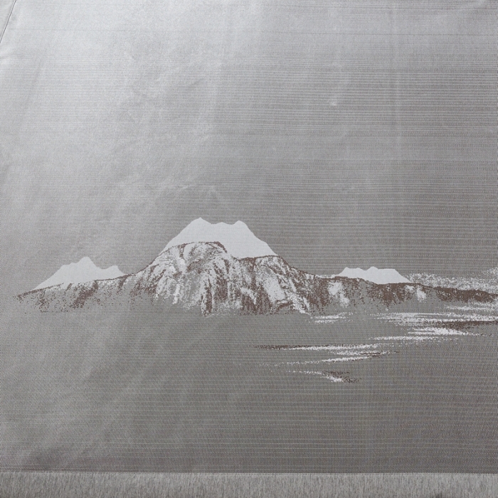 91家纺网 家纺一手货源 找家纺 朗莎家纺2021新款800D提花定位条席 山-咖色