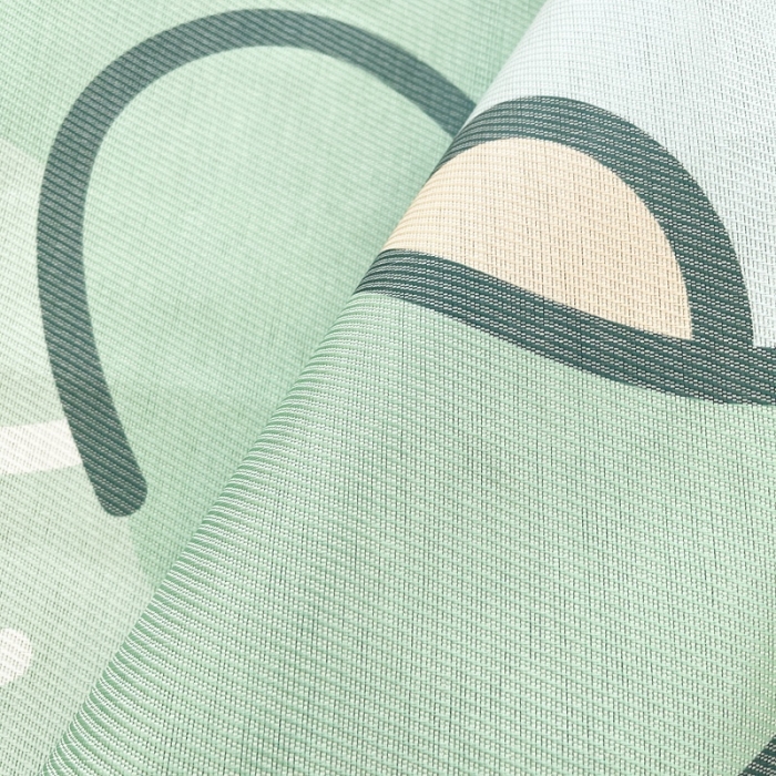 91家纺网 家纺一手货源 找家纺 慕尚 2025新款卡通宽边大版冰丝席 彩虹恐龙