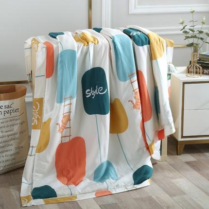 娇逸 2021新款40天丝莫代尔镂空款夏凉被 趣瞄