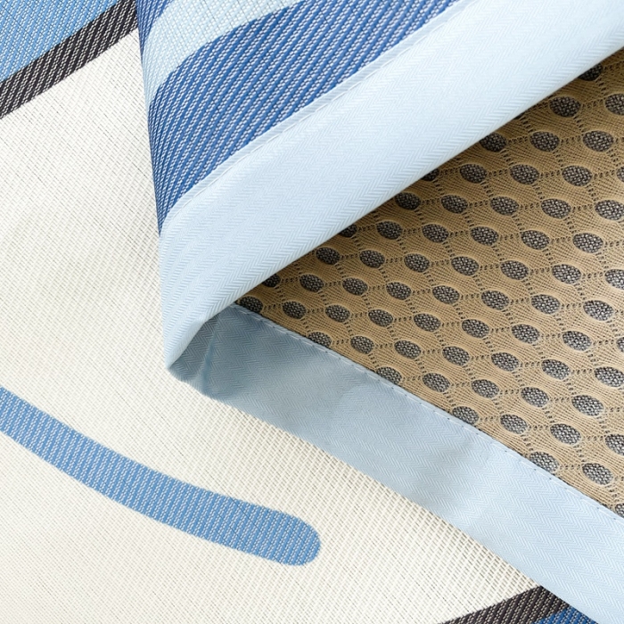 91家纺网 家纺一手货源 找家纺 慕尚 2025新款卡通宽边大版冰丝席 鲸鱼宝宝