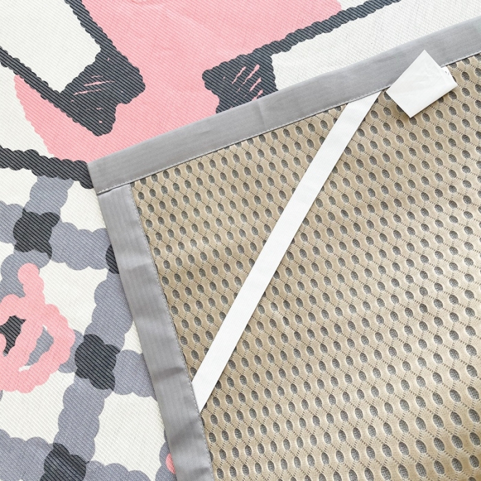 91家纺网 家纺一手货源 找家纺 慕尚 2025新款卡通宽边大版冰丝席 顽皮小牛