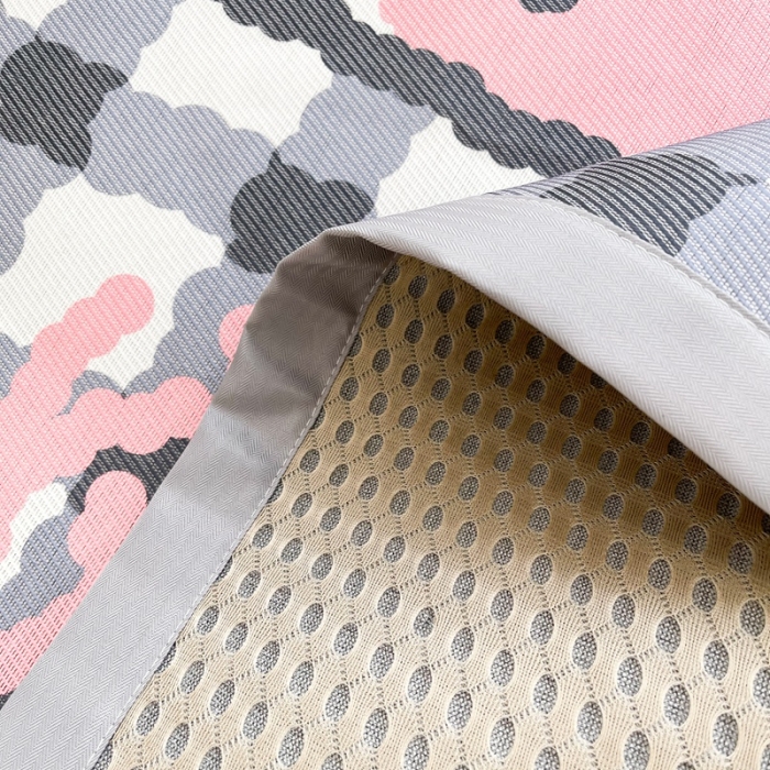 91家纺网 家纺一手货源 找家纺 慕尚 2025新款卡通宽边大版冰丝席 顽皮小牛