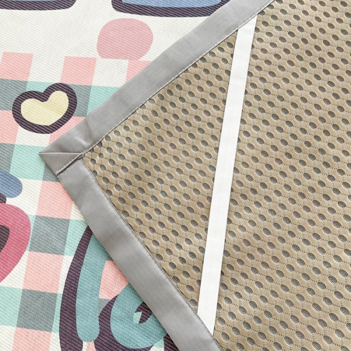 91家纺网 家纺一手货源 找家纺 慕尚 2025新款卡通宽边大版冰丝席 洋气少女