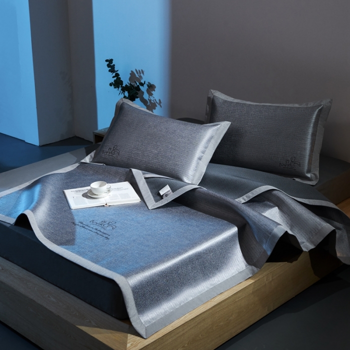 91家纺网 家纺一手货源 找家纺 （总）朗莎家纺2021新款800D提花绣花条席