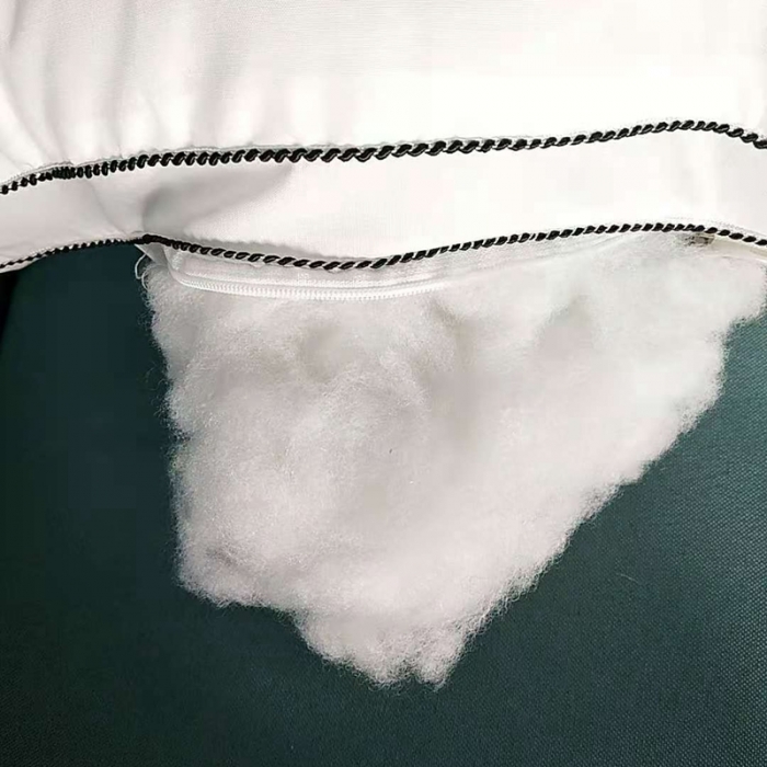91家纺网 家纺一手货源 找家纺 （总）新丽佳 立体黑边绣花纤丝羽绒枕头老鸭枕天鹅枕羽丝绒枕芯