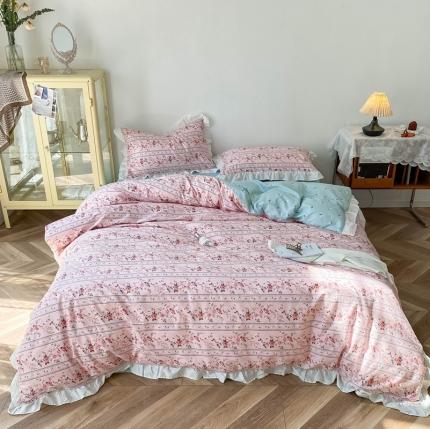 洋铭区 2021新款印花四件套 安安公主 仙女粉