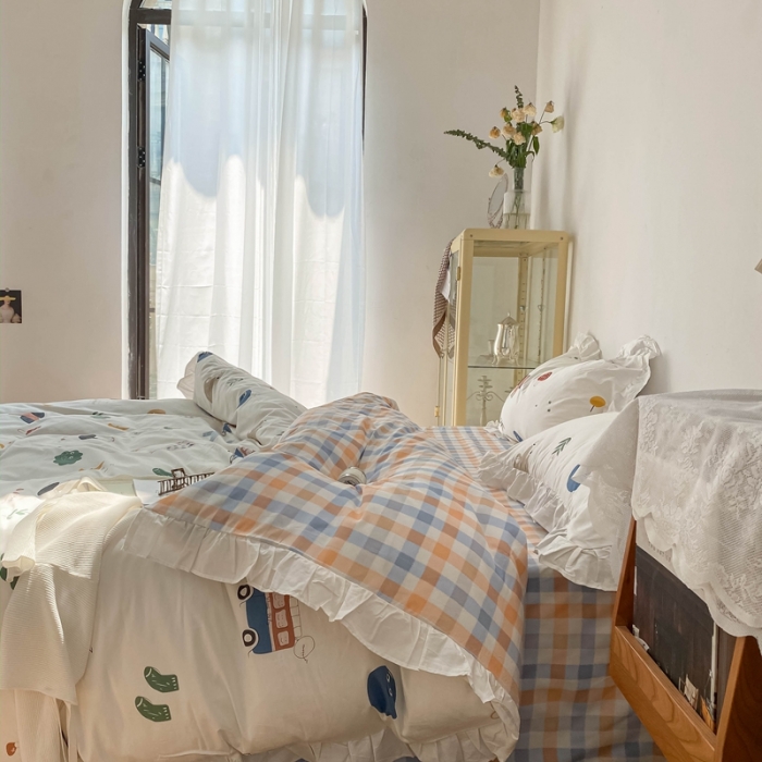 91家纺网 家纺一手货源 找家纺 洋铭区 2021新款印花四件套 萌萌小甜心