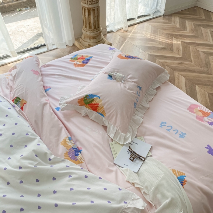 91家纺网 家纺一手货源 找家纺 洋铭区 2021新款印花四件套 星河漫漫