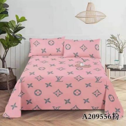 91家纺网 家纺一手货源 找家纺 鹏程 2022新款纯棉老粗布三件套凉席