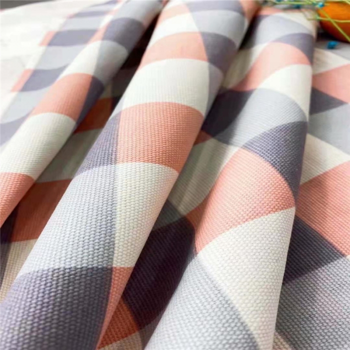 91家纺网 家纺一手货源 找家纺 鹏程 2022新款纯棉老粗布三件套凉席 橙蓝格