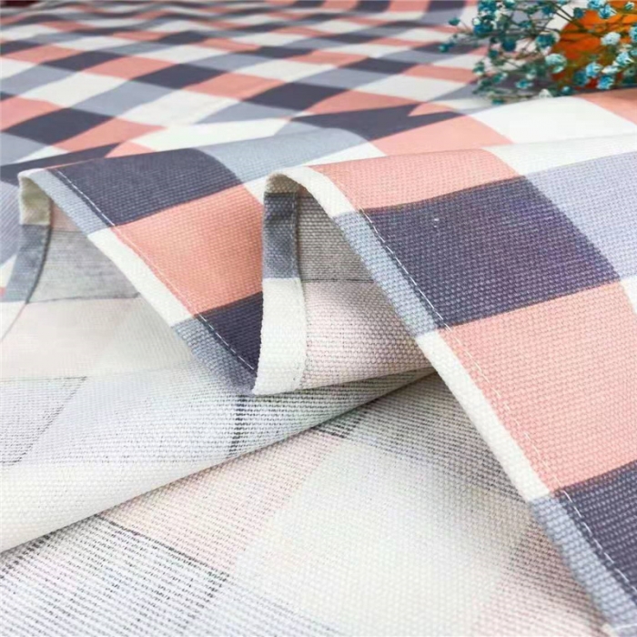 91家纺网 家纺一手货源 找家纺 鹏程 2022新款纯棉老粗布三件套凉席 橙蓝格