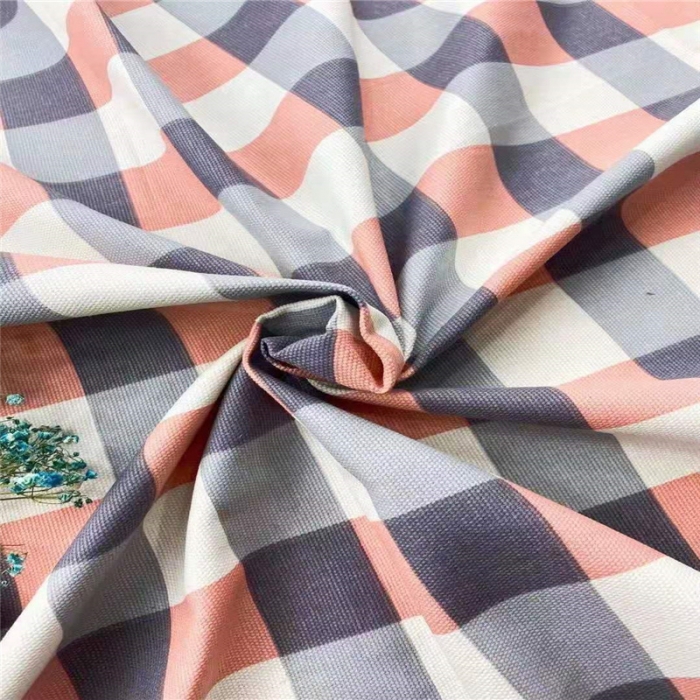 91家纺网 家纺一手货源 找家纺 鹏程 2022新款纯棉老粗布三件套凉席 橙蓝格