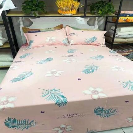 鹏程 2022新款纯棉老粗布三件套凉席 落花