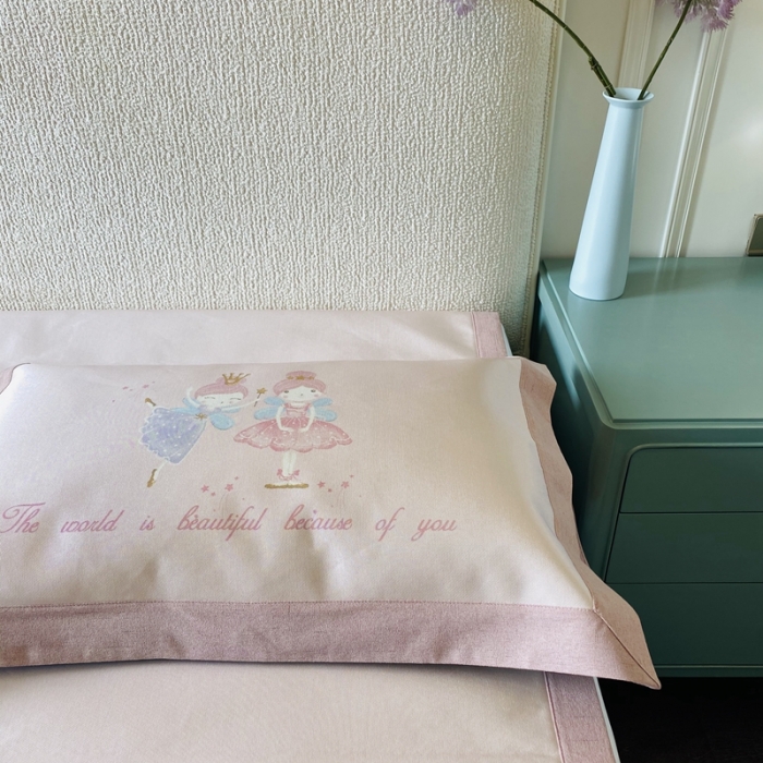 91家纺网 家纺一手货源 找家纺 本希家居 2021新款高端可水洗冰丝席数码印花 芭蕾女孩