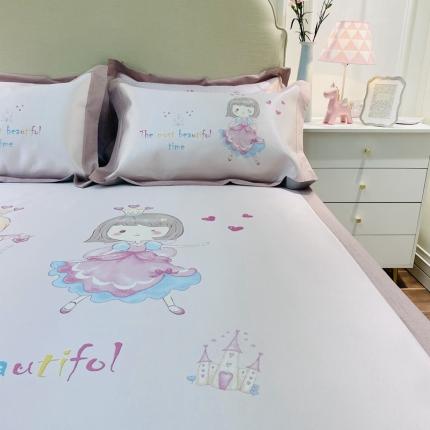 本希家居 2021新款高端可水洗冰丝席数码印花 魔法女孩