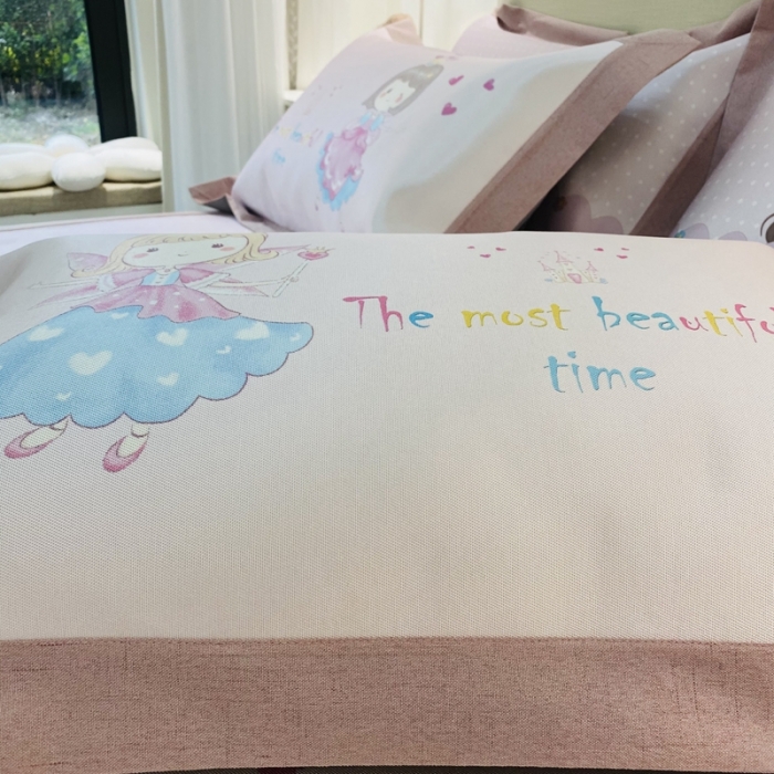 91家纺网 家纺一手货源 找家纺 本希家居 2021新款高端可水洗冰丝席数码印花 魔法女孩