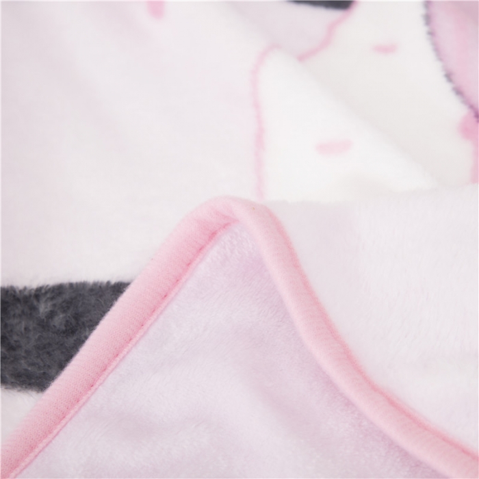 91家纺网 家纺一手货源 找家纺 爱她美 2021新款童毯超柔加厚云貂绒儿童毯羊驼