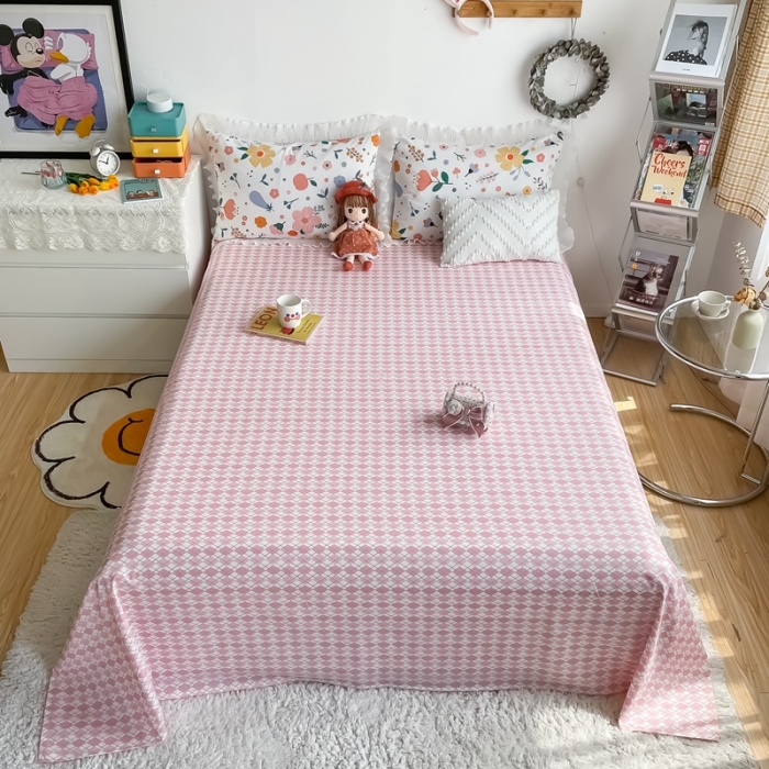 91家纺网 家纺一手货源 找家纺 安哆啦 2021新款全棉花边四件套 千禧