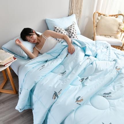 91家纺网 家纺一手货源 找家纺 （总）圣靓家纺 2025年新款大豆纤维夏被夏凉被