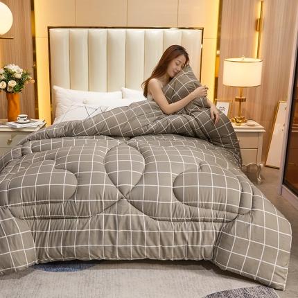 91家纺网 家纺一手货源 找家纺 （总）易展家居 2023新款磨毛印花冬被被子