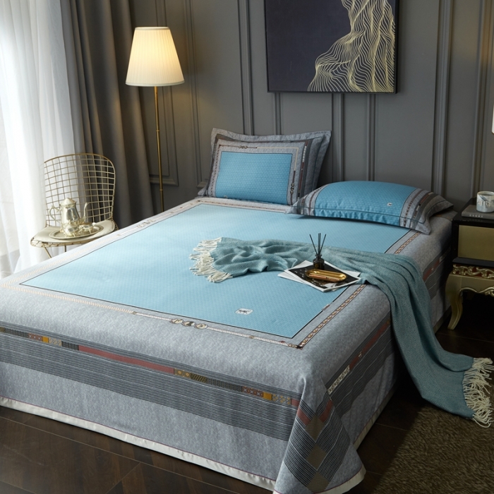 91家纺网 家纺一手货源 找家纺 （总）威克凯丽 2023新款竹语天丝软凉席定位款