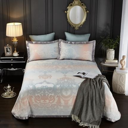 91家纺网 家纺一手货源 找家纺 （总）威克凯丽2023新款重磅七彩大提花纯竹纤维软凉席三件套