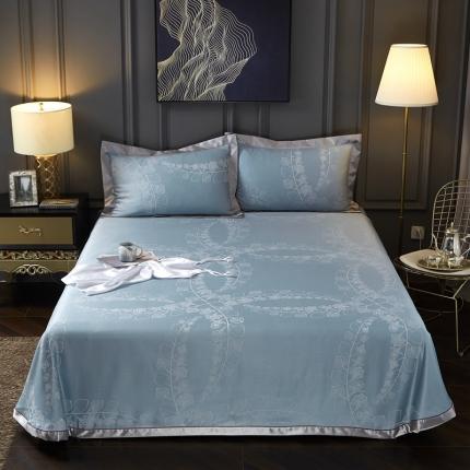 91家纺网 家纺一手货源 找家纺 （总）威克凯丽2023新款重磅七彩大提花纯竹纤维软凉席三件套