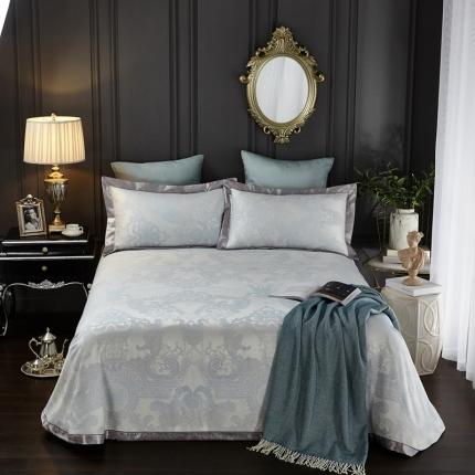 91家纺网 家纺一手货源 找家纺 （总）威克凯丽2023新款重磅七彩大提花纯竹纤维软凉席三件套