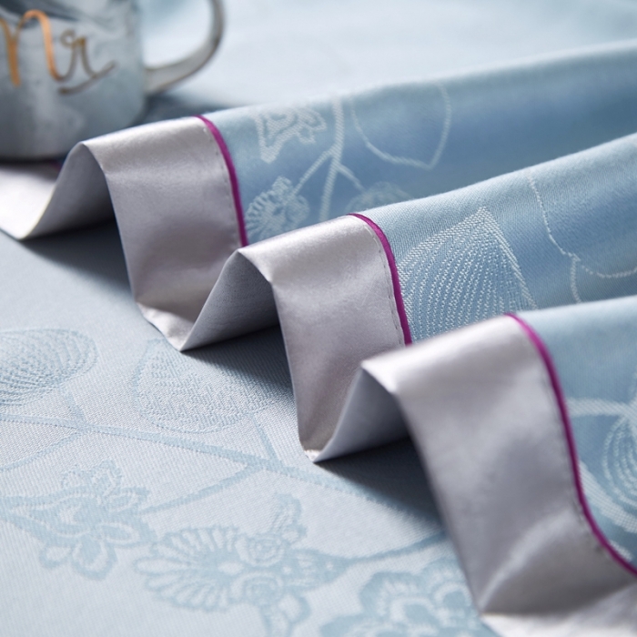 91家纺网 家纺一手货源 找家纺 （总）威克凯丽2023新款重磅七彩大提花纯竹纤维软凉席三件套