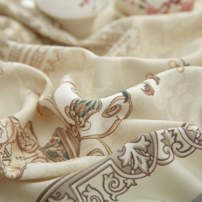 91家纺网 家纺一手货源 找家纺 威克凯丽 2023新款竹语天丝软凉席定位款 朝花夕拾