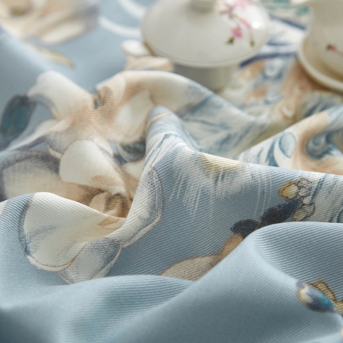 91家纺网 家纺一手货源 找家纺 威克凯丽 2023新款竹语天丝软凉席定位款 归田园-绿