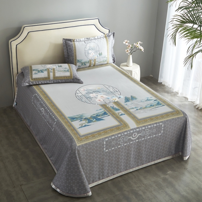 91家纺网 家纺一手货源 找家纺 威克凯丽 2023新款竹语天丝软凉席定位款 国韵