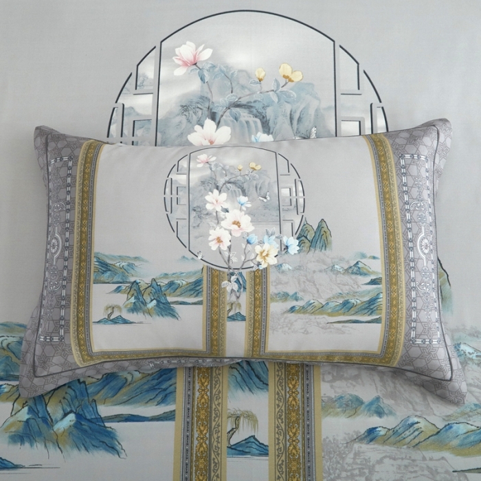 91家纺网 家纺一手货源 找家纺 威克凯丽 2023新款竹语天丝软凉席定位款 国韵