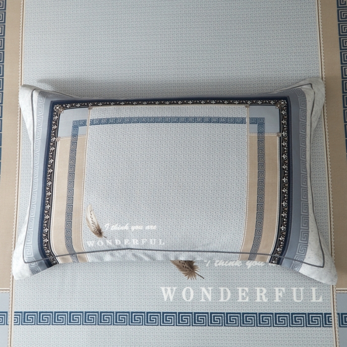 91家纺网 家纺一手货源 找家纺 威克凯丽 2023新款竹语天丝软凉席定位款 匠心华庭