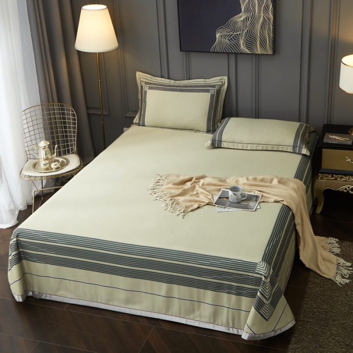 91家纺网 家纺一手货源 找家纺 威克凯丽 2023新款竹语天丝软凉席定位款 凯瑞斯